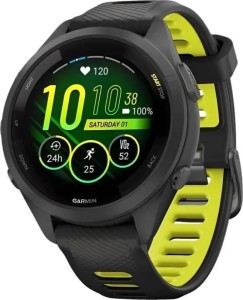 Смарт-часы Garmin Forerunner 265S - 42 мм, Черный, черно-желтый ремешок Смарт-часы Garmin Forerunner 265S - 42 мм, Черный, черно-желтый ремешок