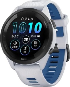 Смарт-часы Garmin Forerunner 265 - 46 мм, Белый, бело-синий ремешок Смарт-часы Garmin Forerunner 265 - 46 мм, Белый, бело-синий ремешок