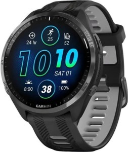 Смарт-часы Garmin Forerunner 965 - 47 мм, Черный, титановый безель с DLC-покрытием, черный ремешок Смарт-часы Garmin Forerunner 965 - 47 мм, Черный, титановый безель с DLC-покрытием, черный ремешок