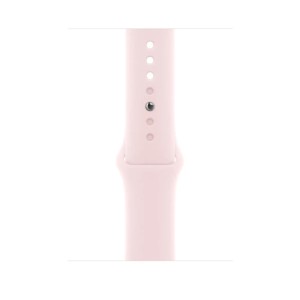 Ремешок для Apple Watch 45 мм, Sport Band, цвет Light Pink, размер M/L (MT3V3) Ремешок для Apple Watch 45 мм, Sport Band, цвет Light Pink, размер M/L (MT3V3)