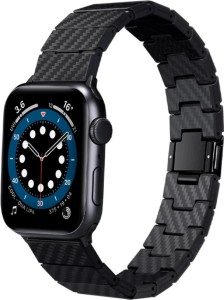 Ремешок Pitaka Modern для Apple Watch, 42/44/45mm, карбон, черно-серый Ремешок Pitaka Modern для Apple Watch, 42/44/45mm, карбон, черно-серый