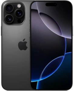 Смартфон Apple iPhone 16 Pro Max eSim 256 ГБ Black Titanium Смартфон Apple iPhone 16 Pro Max eSim 256 ГБ Black Titanium