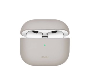 Чехол с карабином Uniq Uniq Lino Liquid Silicone для AirPods 3 Бежевый Чехол с карабином Uniq Uniq Lino Liquid Silicone для AirPods 3 Бежевый