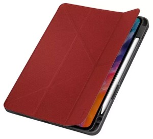 Чехол Uniq Transforma Rigor Anti-microbial для iPad Air 10.9 (2022/2020) с отсеком для стилуса, Красный Чехол Uniq Transforma Rigor Anti-microbial для iPad Air 10.9 (2022/2020) с отсеком для стилуса, Красный