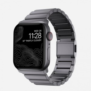 Ремешок Nomad Aluminum Band для Apple Watch 49/45/44/42 мм серый космос (Space Gray) Ремешок Nomad Aluminum Band для Apple Watch 49/45/44/42 мм серый космос (Space Gray)