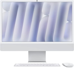 Моноблок Apple iMac 24" M4 (2024) Retina 4,5K 10C CPU/10С GPU, 16 GB RAM, 256 GB SSD, нанотекстурное стекло, Silver