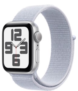 Смарт-часы Apple Watch SE (2024) ремешок Sport Loop 40 мм, дымчато-голубой Смарт-часы Apple Watch SE (2024) ремешок Sport Loop 40 мм, дымчато-голубой