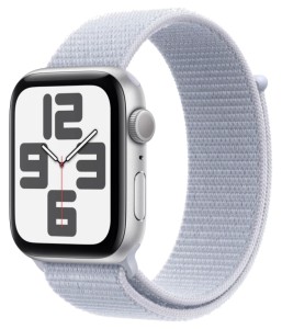 Смарт-часы Apple Watch SE (2024) ремешок Sport Loop 44 мм, дымчато-голубой Смарт-часы Apple Watch SE (2024) ремешок Sport Loop 44 мм, дымчато-голубой