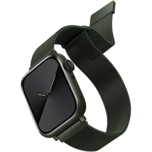 Ремешок Uniq Dante Strap Mesh Steel для Apple Watch 44/45/49 Зеленый Ремешок Uniq Dante Strap Mesh Steel для Apple Watch 44/45/49 Зеленый