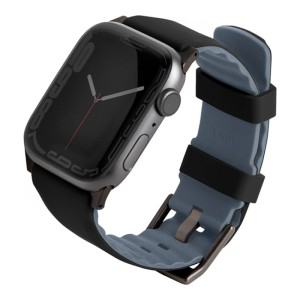 Ремешок Uniq для Apple Watch 49/45/44/42 mm Linus Airosoft silicone strap Черный Ремешок Uniq для Apple Watch 49/45/44/42 mm Linus Airosoft silicone strap Черный