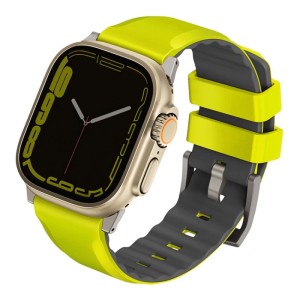 Ремешок Uniq Linus Airosoft silicone для Apple Watch All 42-44-45-49 мм светло-зеленый Ремешок Uniq Linus Airosoft silicone для Apple Watch All 42-44-45-49 мм светло-зеленый