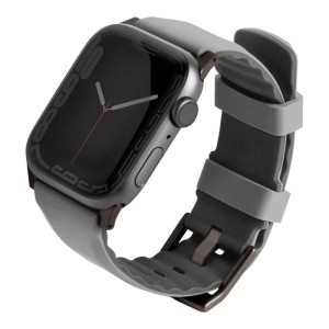 Ремешок Uniq для Apple Watch 49/45/44/42 мм Linus Airosoft silicone strap Серый Ремешок Uniq для Apple Watch 49/45/44/42 мм Linus Airosoft silicone strap Серый