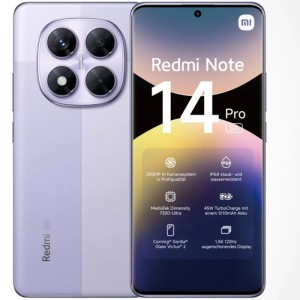 Смартфон Xiaomi Redmi Note 14 Pro 5G | 12/512 ГБ (Lavender Purple | Лавандовый фиолетовый) Смартфон Xiaomi Redmi Note 14 Pro 5G | 12/512 ГБ (Lavender Purple | Лавандовый фиолетовый)