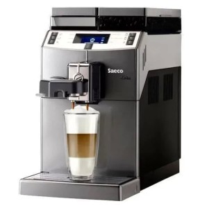 Кофемашина Saeco Lirika One Touch Cappuccino, серебристый/черный Кофемашина Saeco Lirika One Touch Cappuccino, серебристый/черный