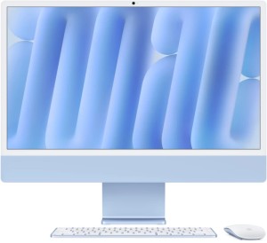 Моноблок Apple iMac 24" M4 (2024) Retina 4,5K 10C CPU/10С GPU, 16 GB RAM, 512 GB SSD, Blue
