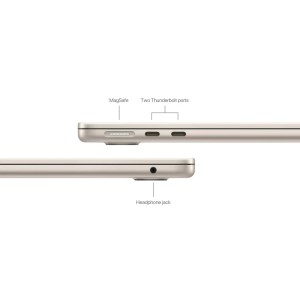 Apple MacBook Air 13 2024 Starlight (Apple M3 8-core CPU, 10-core GPU, 1TB, 24GB) Z1G70011T