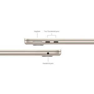 Apple MacBook Air 13 2024 Starlight (Apple M3 8-core CPU, 10-core GPU, 2TB, 24GB) Z1G70011T