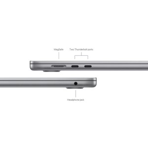 Apple MacBook Air 15.3 2024 Space Gray (Apple M3 8-core CPU, 10-core GPU, 2TB, 24GB) Z1GD00196