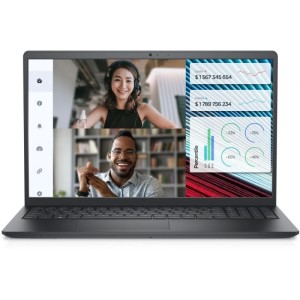 Ноутбук Dell Vostro 3520, 15.6" (1920x1080) WVA/Intel Core i5-1235U/16ГБ DDR4/512ГБ SSD/Iris Xe Graphics/Linux, черный (3520-5650)