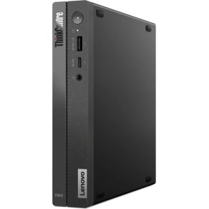 Мини-ПК Lenovo ThinkCentre Neo 50q G4 Tiny, Intel Core i3-1215U / 8 ГБ DDR4 / 256 ГБ SSD / Intel UHD Graphics / Без ОС / Клавиатура, мышь, черный (12LN003KUM)