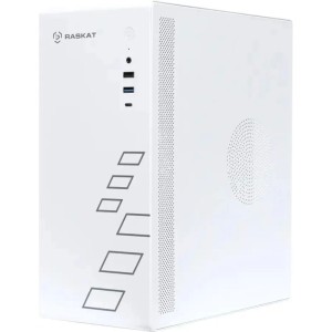 Системный блок Raskat STANDART 300, Intel Core i3-14100 / 16 ГБ DDR4 / 512 ГБ SSD / Intel UHD Graphics / Без ОС, белый (STANDART300184549)