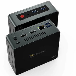 Мини ПК Beelink GKmini Intel Celeron J4125 2.0 ГГц, 8Gb, 128Gb SSD, Intel UHD Graphics 600, Wi-Fi, BT, Win 11 Pro