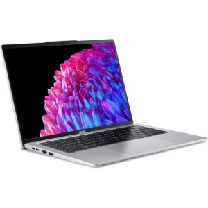 Ноутбук Acer Swift Go SFG14-73-77U8, 14" (2880x1800) IPS/Intel Core Ultra 7 155H/16 ГБ DDR5/1024 ГБ SSD/Intel Arc Graphics/Windows 11 Home, Серебристый (NX.KV4CD.001)