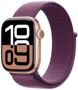 Умные часы Apple Watch Series 10 46 мм, Aluminium Case GPS, Sport Loop, Rose Gold Умные часы Apple Watch Series 10 46 мм, Aluminium Case GPS, Sport Loop, Rose Gold