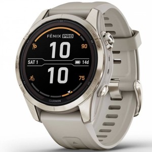 Умные часы Garmin Fenix 7S Pro Sapphire Solar Edition (010-02776-15) Soft Gold/Light Sand Умные часы Garmin Fenix 7S Pro Sapphire Solar Edition (010-02776-15) Soft Gold/Light Sand