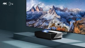 Телевизор LED Hisense 100" Laser TV 100L5F черный 4K Ultra HD 100Hz DVB-T DVB-T2 DVB-C DVB-S DVB-S2 WiFi Smart TV