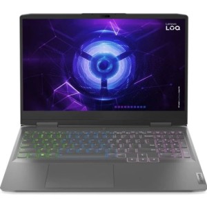 Ноутбук Lenovo LOQ 15IRH8, 15.6" (1920x1080) IPS 144Гц/Intel Core i7-13620H/16ГБ DDR5/512ГБ SSD/GeForce RTX 4060 8ГБ/Без ОС, серый (82XV00KCRK)