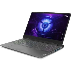Ноутбук Lenovo LOQ 15IRH8, 15.6" (1920x1080) IPS 144Гц/Intel Core i7-13620H/16ГБ DDR5/512ГБ SSD/GeForce RTX 4060 8ГБ/Без ОС, серый (82XV00KCRK)