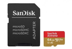 Карта памяти Sandisk Extreme 64GB MicroSDXC Class 10/UHS-I/U3/V30/A2/160 Мб/с SDSQXA2-064G-GN6MA Карта памяти Sandisk Extreme 64GB MicroSDXC Class 10/UHS-I/U3/V30/A2/160 Мб/с SDSQXA2-064G-GN6MA