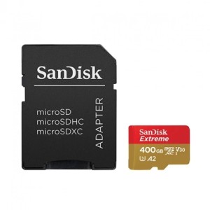 Карта памяти Sandisk Extreme 400GB MicroSDXC Class 10/UHS-I/U3/V30/A2/160 Мб/с SDSQXA1-400G-GN6MA Карта памяти Sandisk Extreme 400GB MicroSDXC Class 10/UHS-I/U3/V30/A2/160 Мб/с SDSQXA1-400G-GN6MA