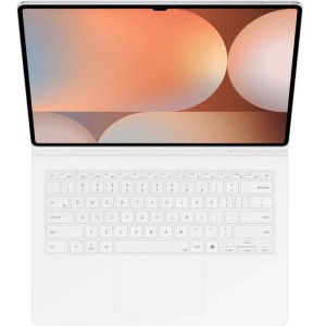 Чехол-клавиатура Samsung Book Cover Keyboard AI Key для Galaxy Tab S10 Ultra/S9 Ultra White (EF-DX925UW)