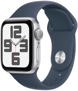 Смарт-часы Apple Watch SE (2023) GPS 40 мм, M/L (145-220 мм), серебристый/синий Смарт-часы Apple Watch SE (2023) GPS 40 мм, M/L (145-220 мм), серебристый/синий