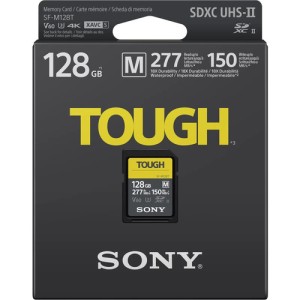 Карта памяти Sony SDXC Tough UHS-II 128GB (277R/150W) (SF-M128T)