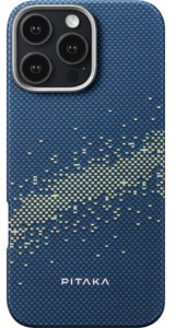 Чехол PITAKA Tactile Woven case для iPhone 16 Pro Max, Milky way galaxy (KI1602PMYG) Чехол PITAKA Tactile Woven case для iPhone 16 Pro Max, Milky way galaxy (KI1602PMYG)