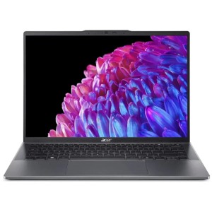 Ноутбук Acer Swift Go 14 SFG14-63-R57X, 14" (2880x1800) OLED/AMD Ryzen 7 8845HS/16 ГБ LPDDR5X/1024 ГБ SSD/AMD Radeon Graphics/Windows 11 Home, Серый (NX.KTSCD.003)