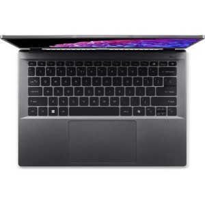 Ноутбук Acer Swift Go 14 SFG14-63-R57X, 14" (2880x1800) OLED/AMD Ryzen 7 8845HS/16 ГБ LPDDR5X/1024 ГБ SSD/AMD Radeon Graphics/Windows 11 Home, Серый (NX.KTSCD.003)