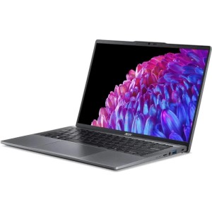 Ноутбук Acer Swift Go 14 SFG14-63-R57X, 14" (2880x1800) OLED/AMD Ryzen 7 8845HS/16 ГБ LPDDR5X/1024 ГБ SSD/AMD Radeon Graphics/Windows 11 Home, Серый (NX.KTSCD.003)