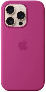 Чехол Apple для iPhone 16 Pro Silicone Case с MagSafe, Fuchsia (MYYN3) Чехол Apple для iPhone 16 Pro Silicone Case с MagSafe, Fuchsia (MYYN3)