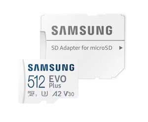 Карта памяти Samsung EVO Plus 512GB MicroSDXC Class 10/UHS-I/U3/130Мб/с MB-MC512KA