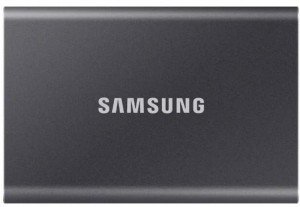 Внешний SSD диск Samsung T7 1TB, серый (MU-PC1T0T)