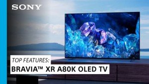 Телевизор Sony XR-77A80K OLED, Triluminos, HDR, LED( 2022)