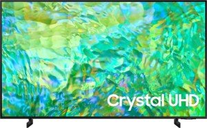 Телевизор Samsung UE65CU8000U, LED, HDR, Crystal UHD, черный,2024