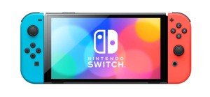 Игровая приставка Nintendo Switch OLED 64 ГБ, неоновый синий/неоновый красный Игровая приставка Nintendo Switch OLED 64 ГБ, неоновый синий/неоновый красный