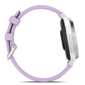 Умные часы Garmin Lily 2 Active Silver with Purple Jasmine Silicone Band (010-02891-01)