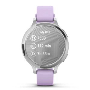 Умные часы Garmin Lily 2 Active Silver with Purple Jasmine Silicone Band (010-02891-01)