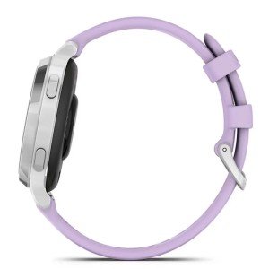 Умные часы Garmin Lily 2 Active Silver with Purple Jasmine Silicone Band (010-02891-01)